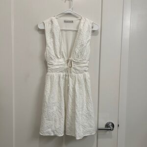 Abercrombie white mini dress